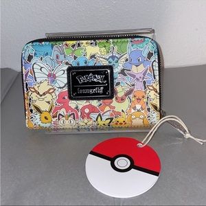 Exclusive Loungefly Pokemon Rainbow Ombre Wallet